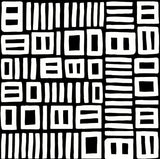 Traverse Black Peel & Stick Wallpaper with Abstract Geometric Pattern - NuWallpaper BPS4058