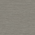 Grasslands charcoal faux grasscloth texture wallpaper