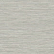 Cove gray faux grasscloth texture wallpaper with fine horizontal woven lines
