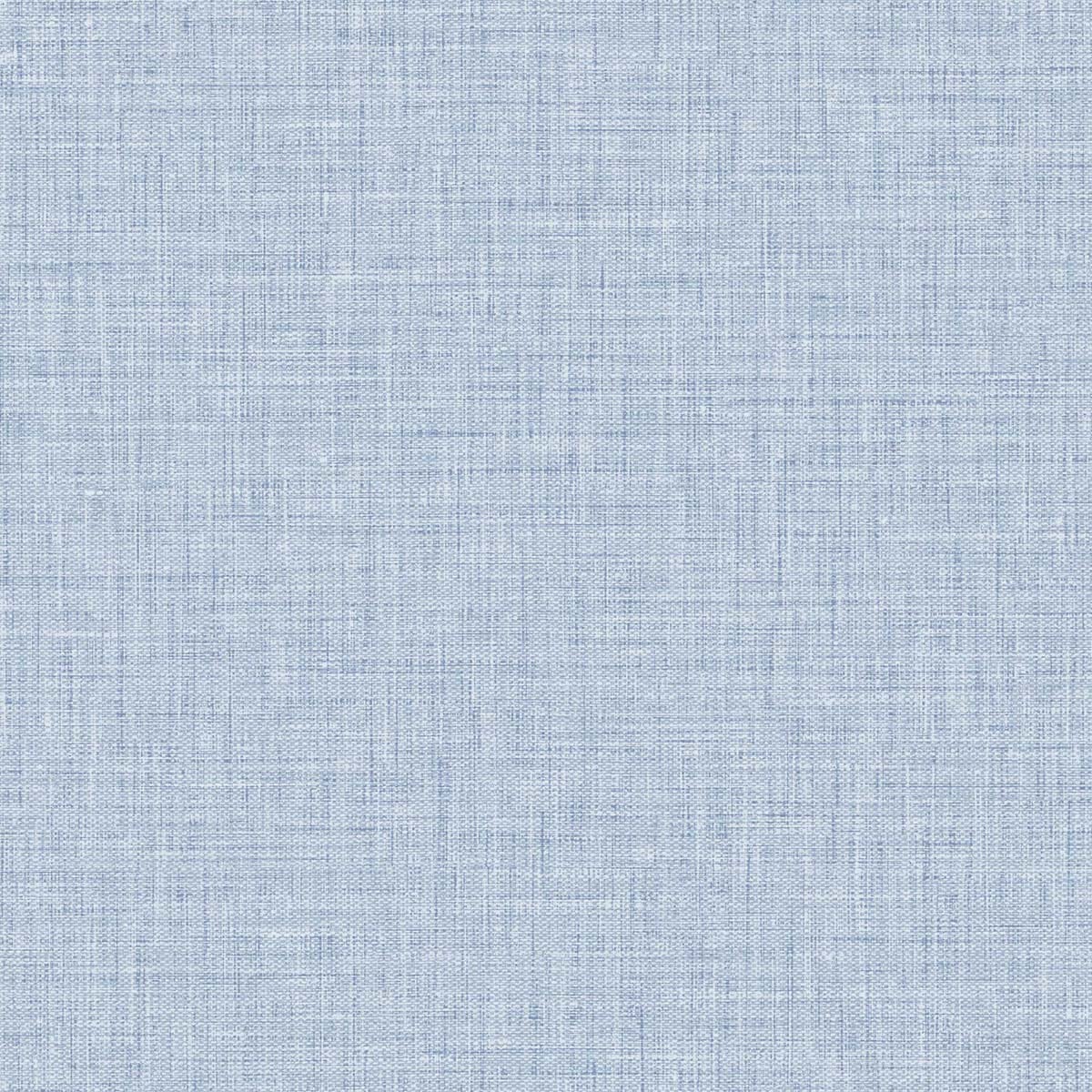 Sky blue linen texture wallpaper