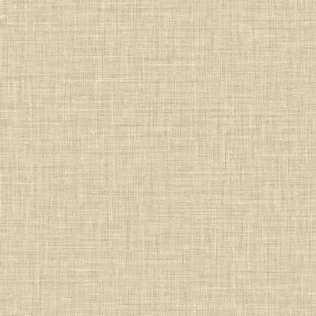 Easy Linen wallpaper in Sandstone with a matte linen-texture look