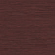 Coastal Hemp faux grasscloth wallpaper in Cabernet red with a fine horizontal woven texture, matte finish.