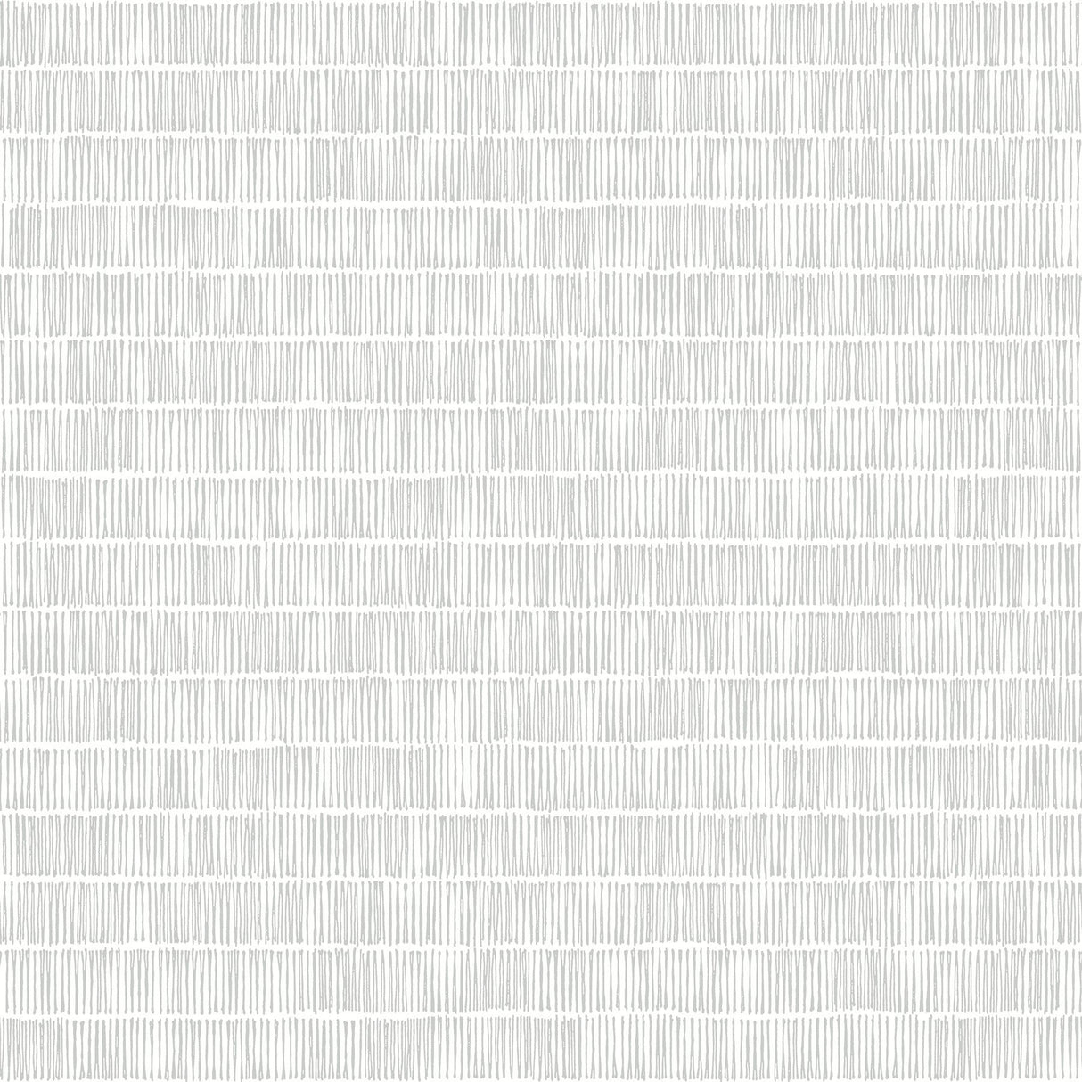 Horizontal Hash Marks Grey Wallpaper with Geometric Hand-Drawn Stripe Pattern - York BW3811