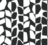 Primitive Vines Black & White Geometric Wallpaper - York BW3893