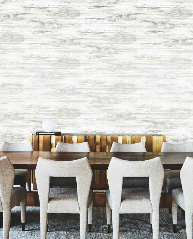 Birch Bark Texture Pearl Wallpaper with Textured Sure Strip in Pearl - York BW3963