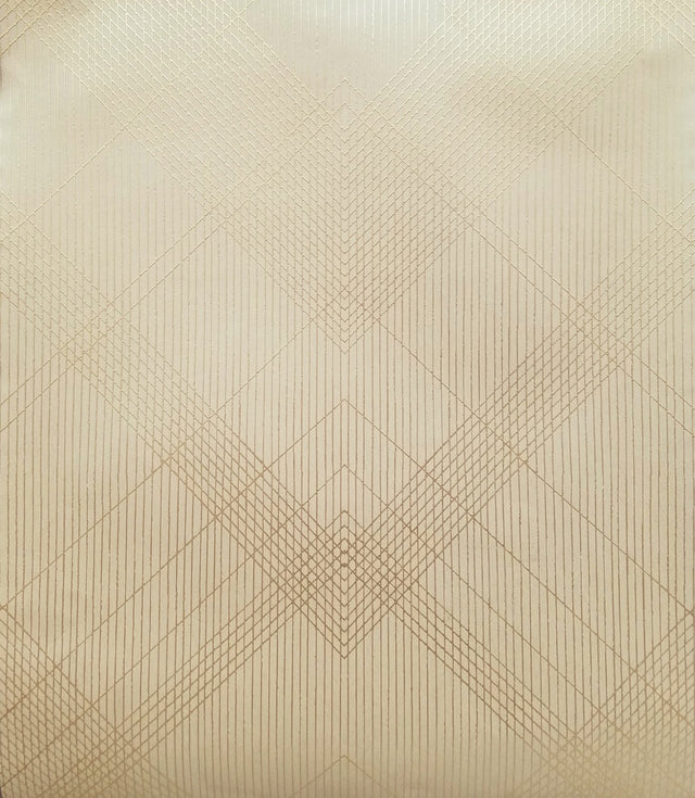 Jazz Age Beige Geometric Non Woven Wallpaper - York CA1590