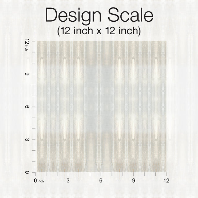 Dune Neutral Sisal Grasscloth Wall Mural with Abstract Bohemian Pattern - York CB1110