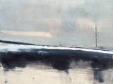 Grounded Navy Abstract Wall Mural - York CB1135M