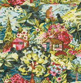le Forestier Multicolor Peel & Stick Wallpaper with Whimsical Botanical Floral Pattern - CBS4503