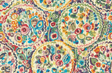 Camille Multicolor Peel & Stick Wallpaper with Bohemian Medallion Pattern - NuWallpaper CBS4506
