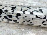 Capiz Offering Black & White Wallpaper with Natural Capiz Shell Strips - York CC1201