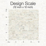 Capiz Offering White Pearl Wallpaper with Capiz Shell Mosaic on Non Woven - York CC1202SAM