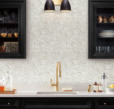 Capiz Offering White Pearl Wallpaper with Capiz Shell Mosaic on Non Woven - York CC1202SAM