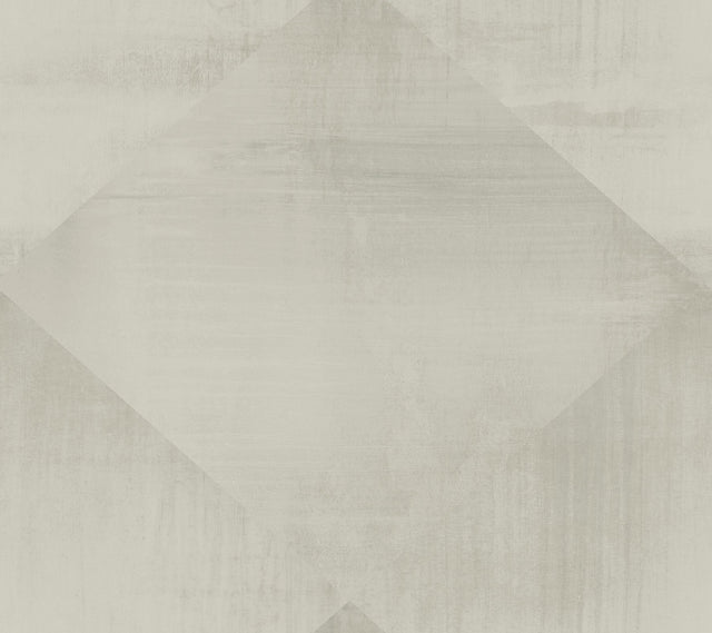 In Clay Brown Geometric Diamond Brushstroke Wallpaper - York CC1212