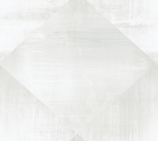 In Clay Grey Geometric Diamond Brushstroke Wallpaper - York CC1213