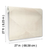 In Clay Beige Geometric Brushstroke Wallpaper - York CC1214