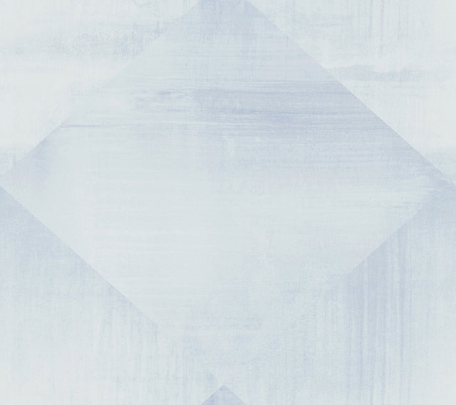 In Clay Blue Geometric Brushstroke Wallpaper - York CC1215