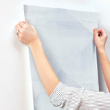 In Clay Blue Geometric Brushstroke Wallpaper - York CC1215