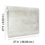 Salt Flats Silver Wallpaper with Textured Abstract Desert Motif - York CC1223