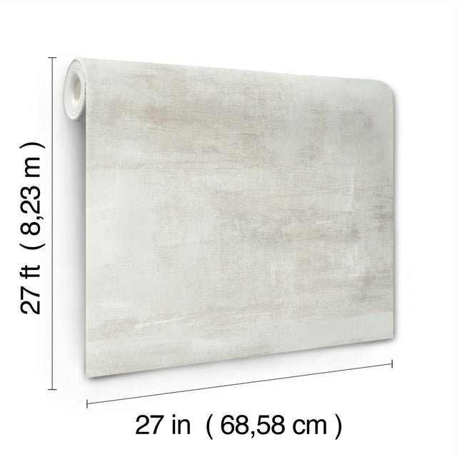 Salt Flats Silver Wallpaper with Textured Abstract Desert Motif - York CC1223
