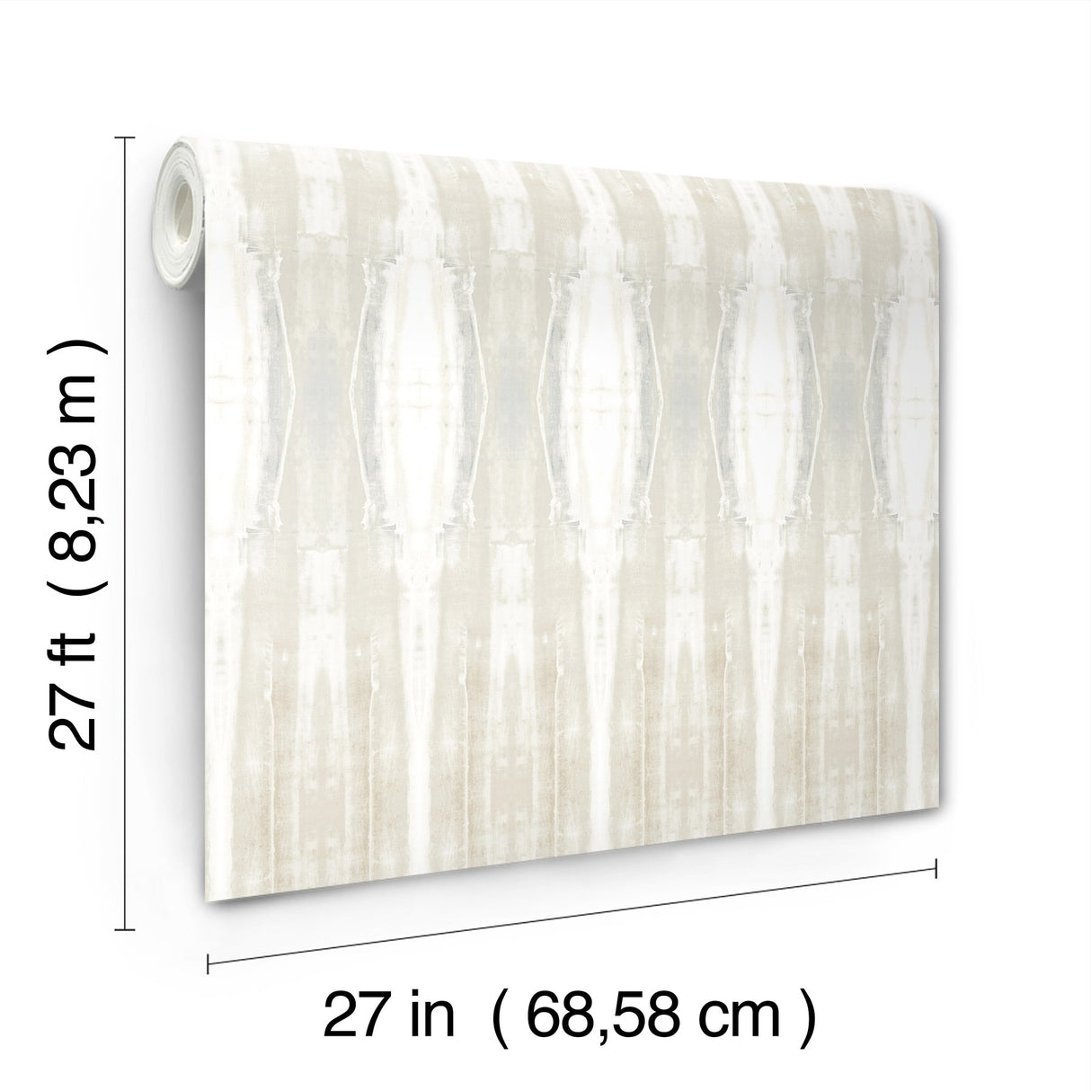 Escalante Sand Wallpaper with Striped Abstract Motif - York CC1231
