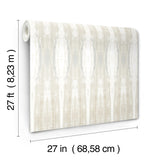 Escalante Sand Wallpaper with Striped Abstract Motif - York CC1231