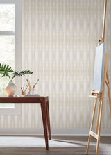 Escalante Sand Wallpaper with Striped Abstract Motif - York CC1231