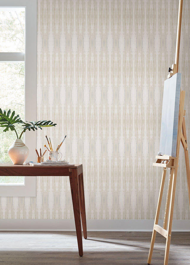 Escalante Sand Wallpaper with Striped Abstract Motif - York CC1231