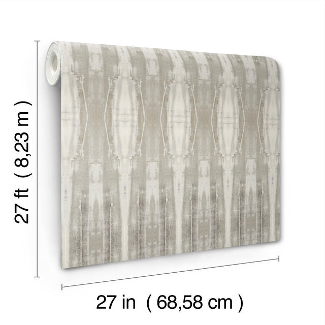 Escalante Fossil Wallpaper with Striped Abstract Motif - York CC1233
