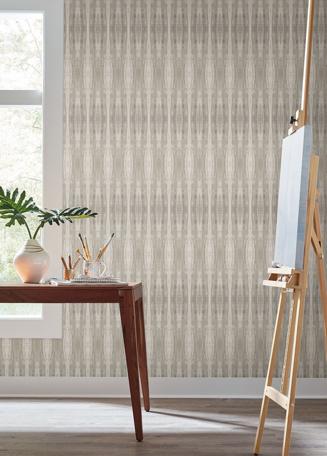 Escalante Fossil Wallpaper with Striped Abstract Motif - York CC1233