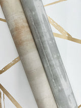 Escalante Fog Abstract Striped Non Woven Wallpaper - York CC1234