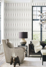 Escalante Fog Abstract Striped Non Woven Wallpaper - York CC1234