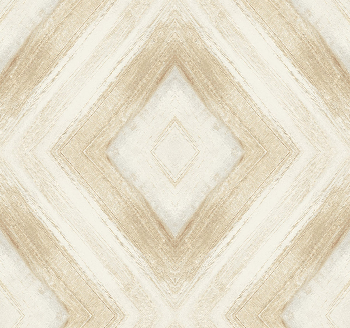 Ballad Desert Wallpaper with Geometric Diamond Watercolor Motif - York CC1241