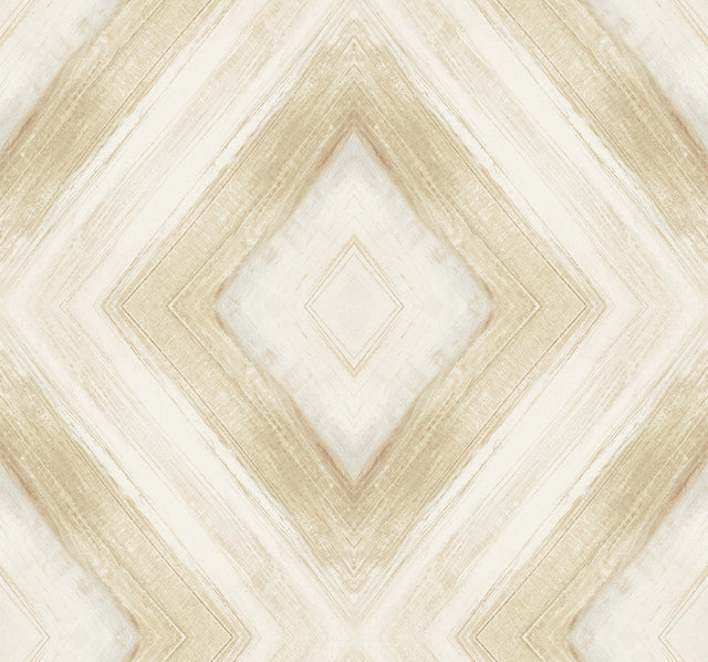 Ballad Desert Wallpaper with Geometric Diamond Watercolor Motif - York CC1241