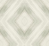 Ballad Eucalpytus Geometric Diamond Non Woven Wallpaper - York CC1243