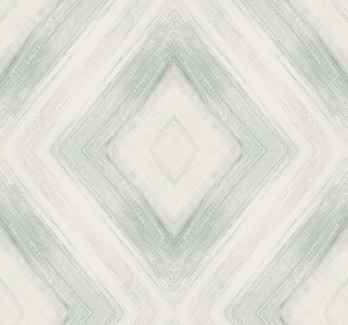 Ballad Mist Wallpaper with Geometric Diamond Watercolor Motif - York CC1244