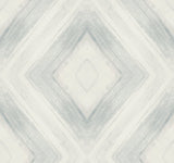 Ballad Mist Wallpaper with Geometric Diamond Watercolor Motif - York CC1244