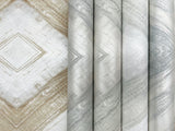 Ballad Mist Wallpaper with Geometric Diamond Watercolor Motif - York CC1244