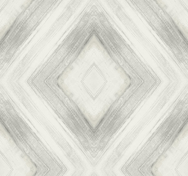 Ballad Fog Geometric Diamond Wallpaper - York CC1245