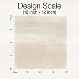 Serene Reflection Desert Wallpaper with Horizontal Textured Band - York CC1252