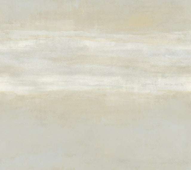 Serene Reflection Fog Wallpaper with Textured Horizontal Mist Motif - York CC1253