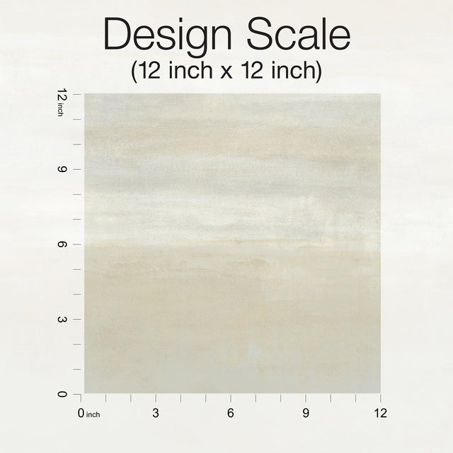 Serene Reflection Fog Wallpaper with Textured Horizontal Mist Motif - York CC1253