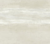 Serene Reflection Natural Wallpaper with Textured Abstract Horizontal Band - York CC1254