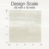 Serene Reflection Natural Wallpaper with Textured Abstract Horizontal Band - York CC1254