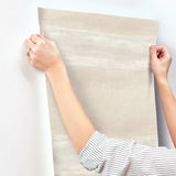 Grey Stone Fog Wallpaper with Horizontal Pleated Linen Effect - York CC1262