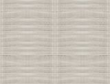 Grey Stone Brown Wallpaper with Geometric Horizontal Pleated Linen Effect - York CC1264