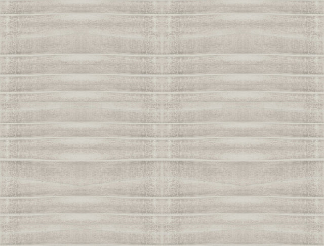 Grey Stone Brown Wallpaper with Geometric Horizontal Pleated Linen Effect - York CC1264
