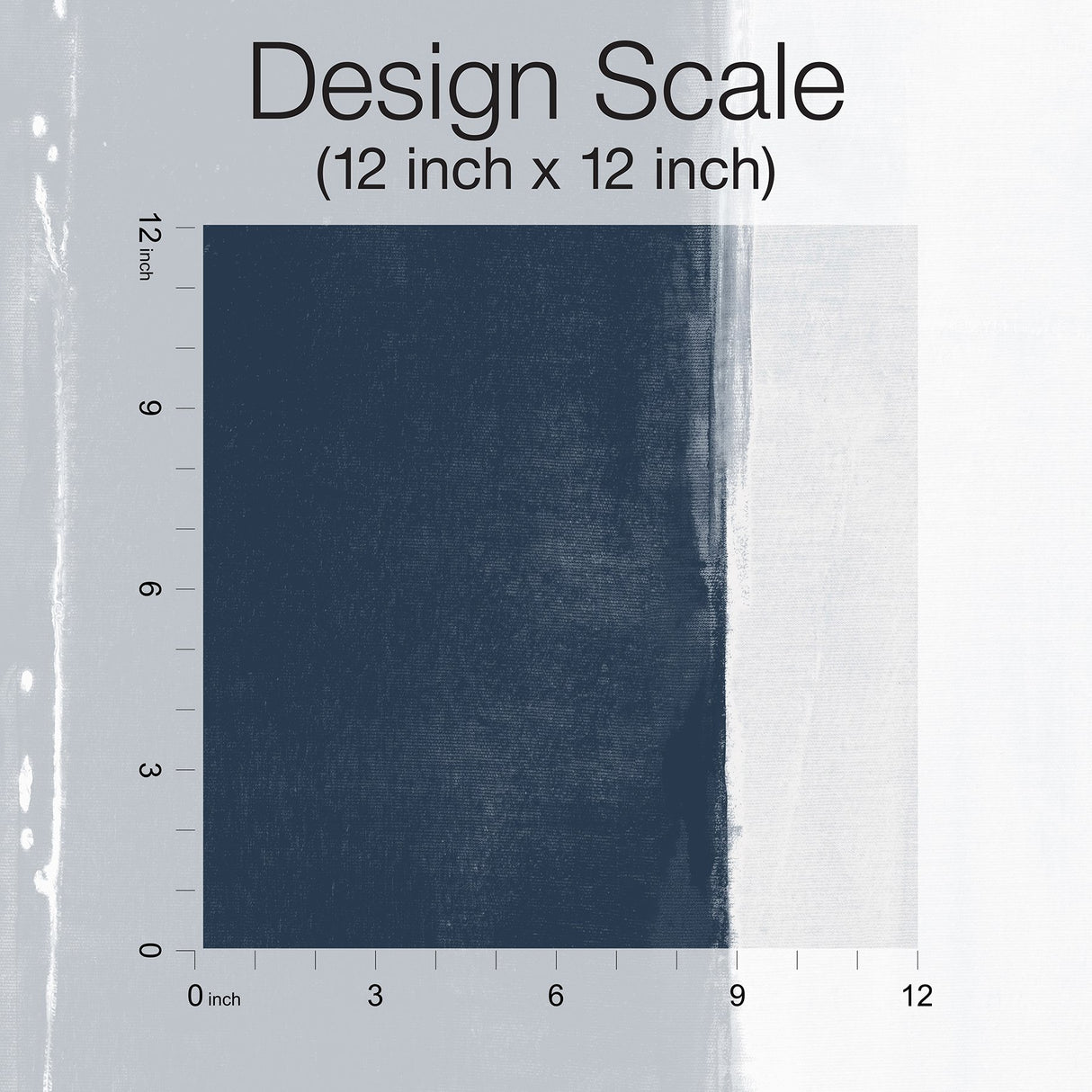 Ink Wash Navy Wallpaper with Painterly Stripe Geometric Motif - York CC1272