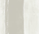 Ink Wash Grey Wallpaper with Abstract Brushstroke Stripe - York CC1273