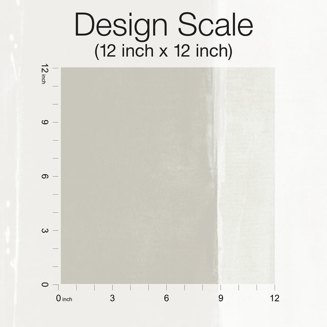 Ink Wash Grey Wallpaper with Abstract Brushstroke Stripe - York CC1273